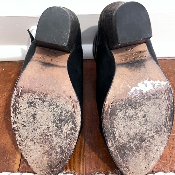 Rag & Bone Harrow Leather Ankle Boot in Black (size 36.5/6). Good Used Condition - Picture 6 of 6